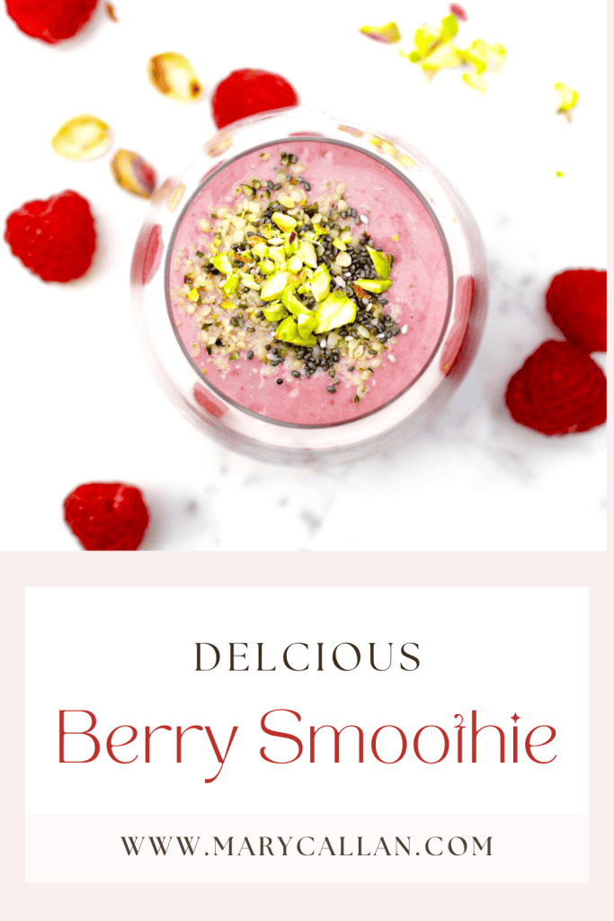 A delicious berry smoothie is a great way to start your day!