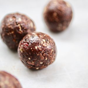 Chocolate Hazelnut Energy Bites