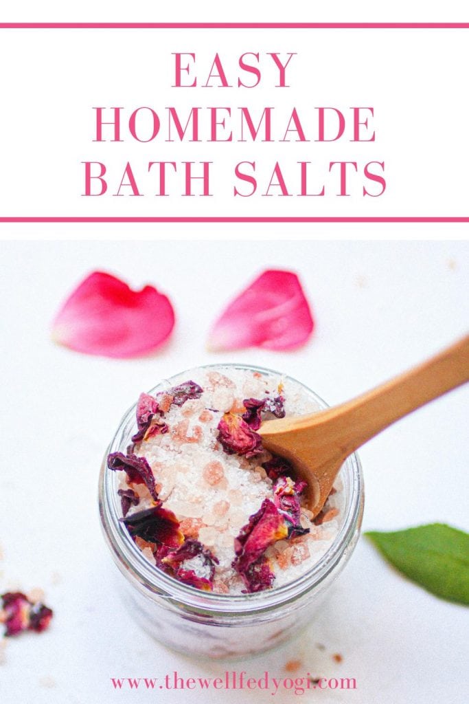 homemade bath salts