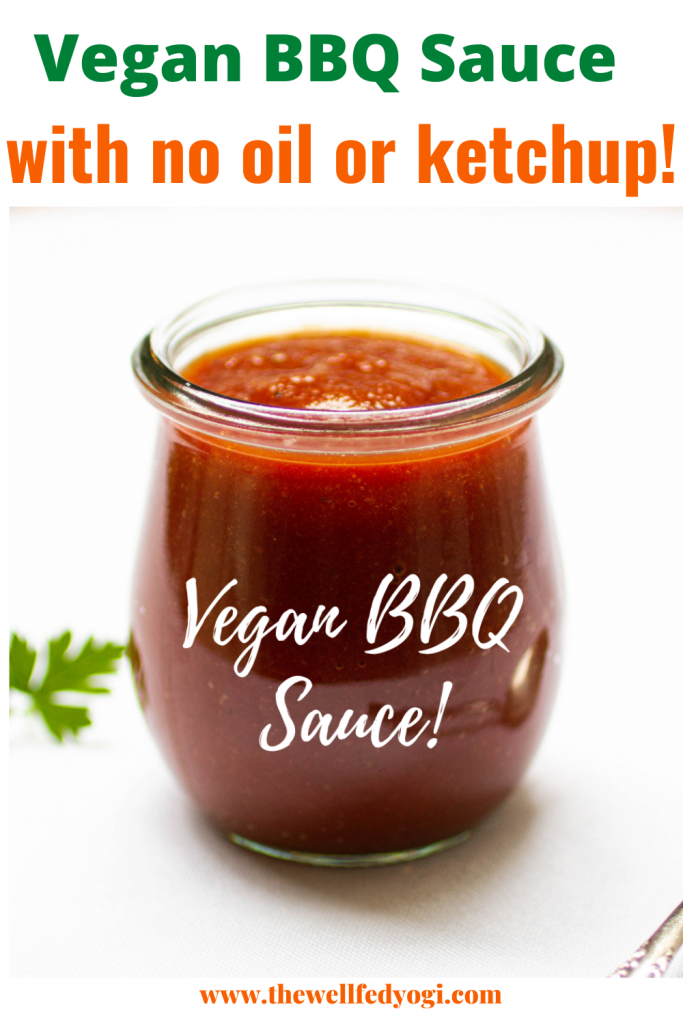 Pinterest Graphic, Vegan BBQ Sauce