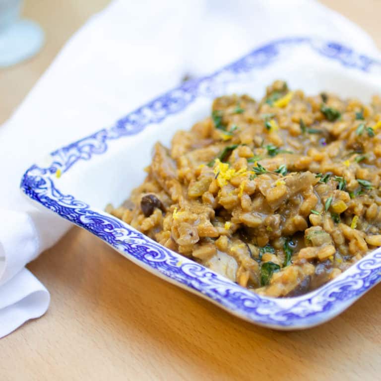Vegan Mushroom Risotto