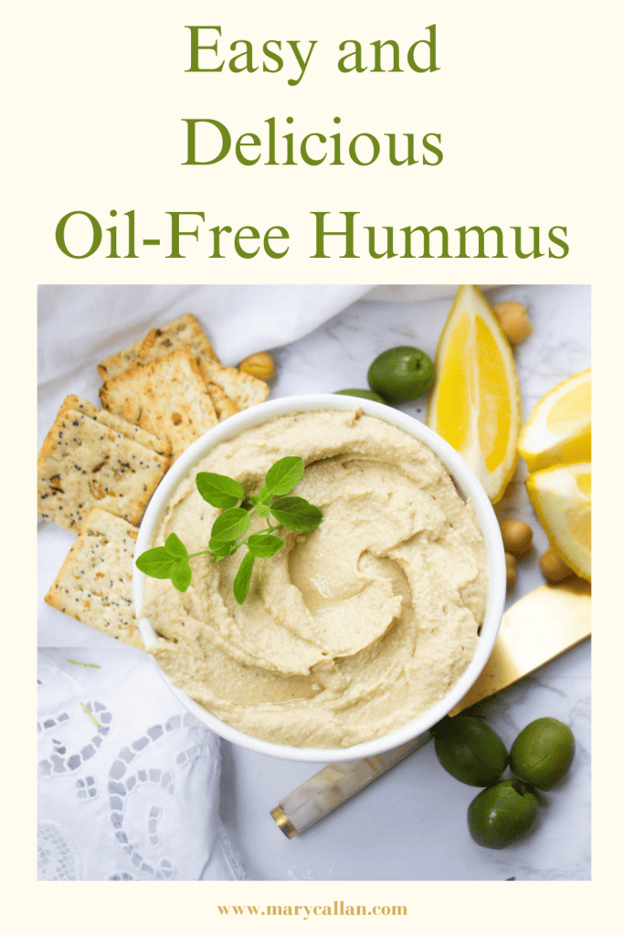 Easy and Delicious Oil-Free Hummus