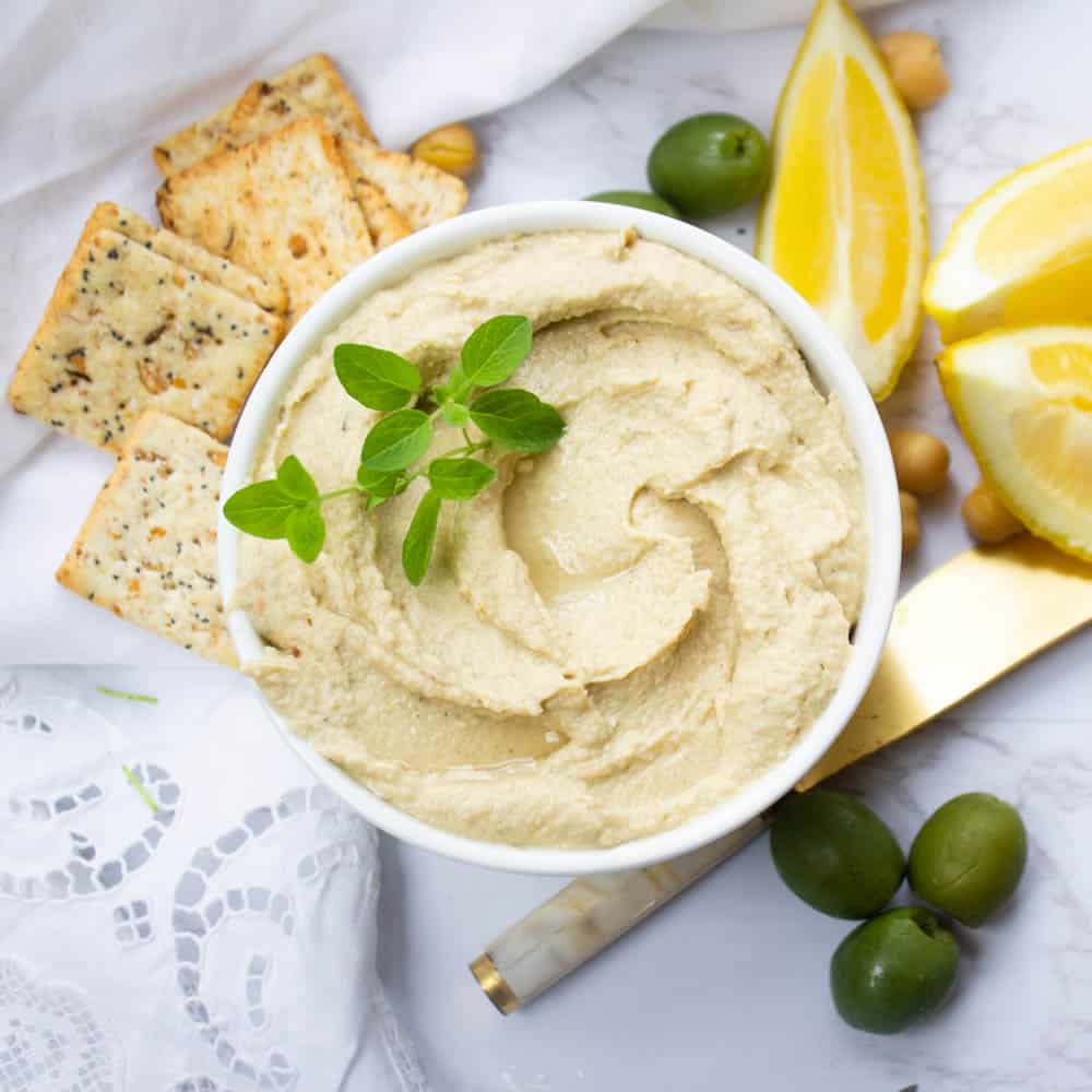 A deliciously smooth oil-free hummus
