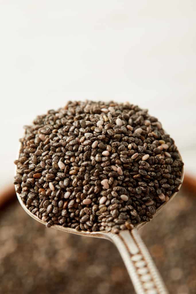 Chia seeds for chia seed jam