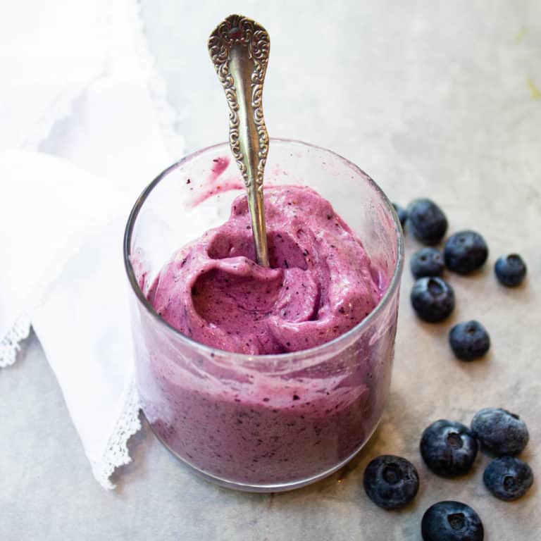 Fabulous Blueberry Nice Cream