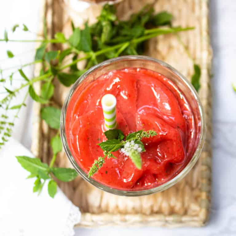 Watermelon, Strawberry Slushie