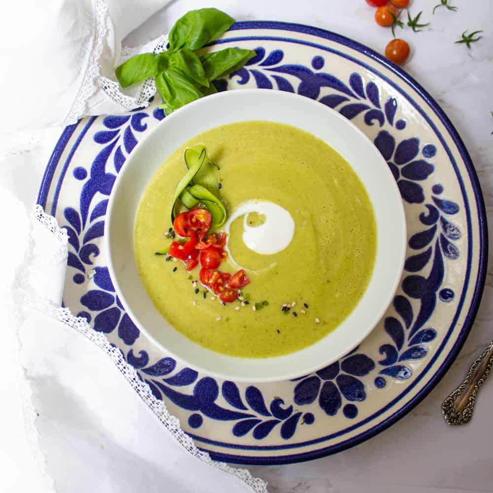 Zucchini and Basil Soup