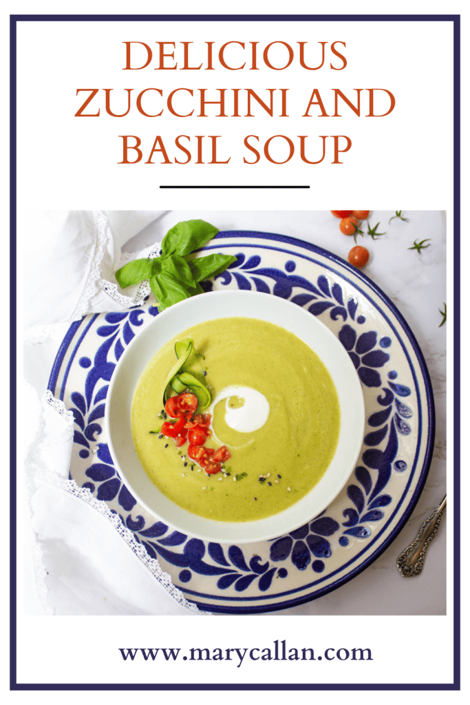 Delicious Zucchini and Basil Soup