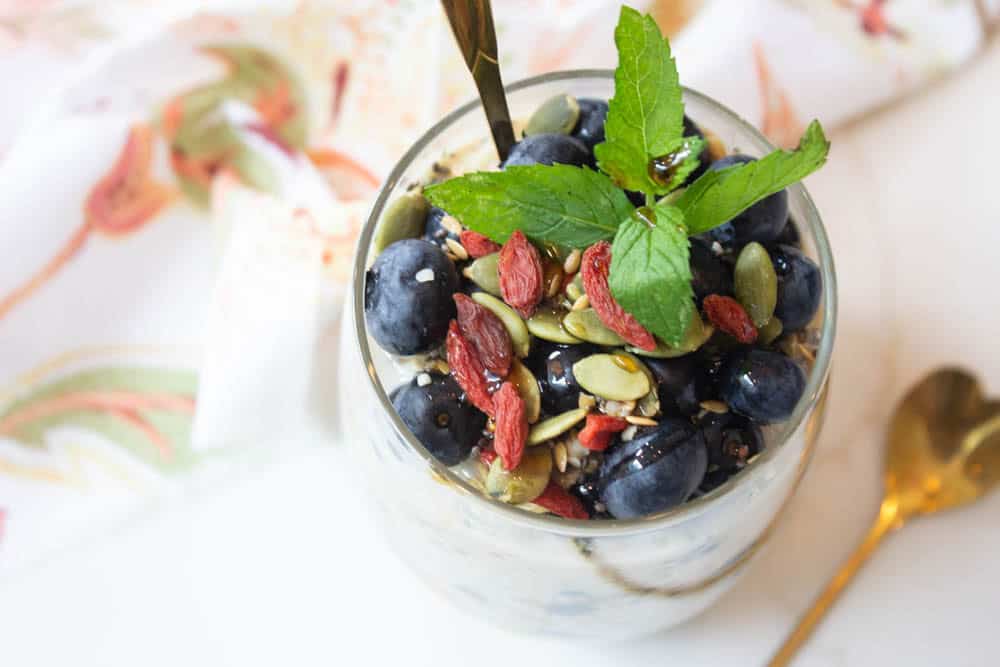 Blueberry Banana Overnight Oats